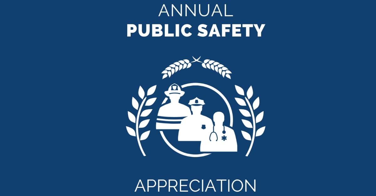 11th Public Safety Appreciation Dinner now on March 9!