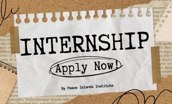 Flyer with bold letters stating 'APPLY NOW TO INTERNSHIP'