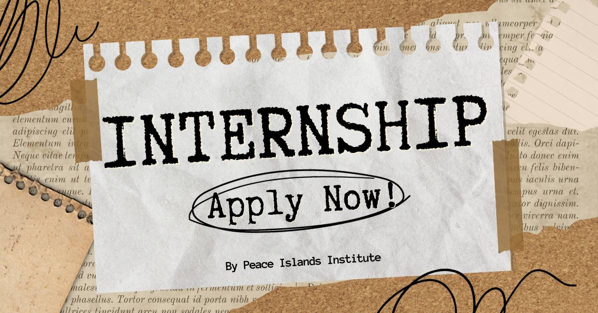 Flyer with bold letters stating 'APPLY NOW TO INTERNSHIP'