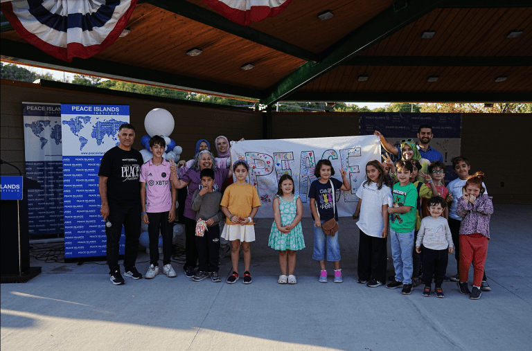 Children and families at the 6th Annual Peace Festival