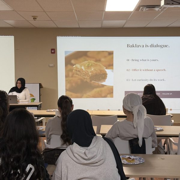 Youth Peace Network students follow the Becoming a Peace Agent presentation